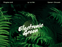 Tablet Screenshot of electronicgreen.de